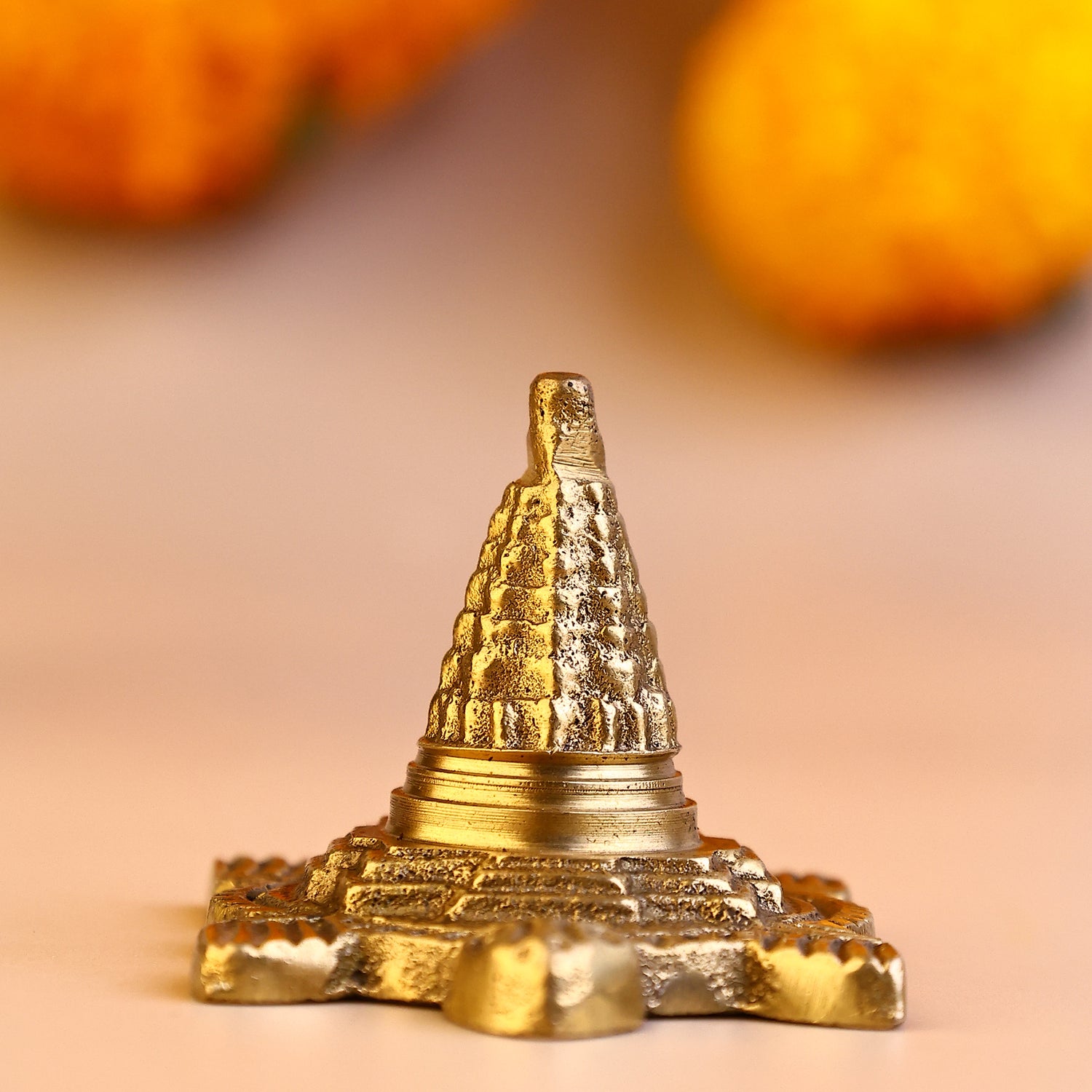 Brass Meru Shree Yantra - Abhimantrit