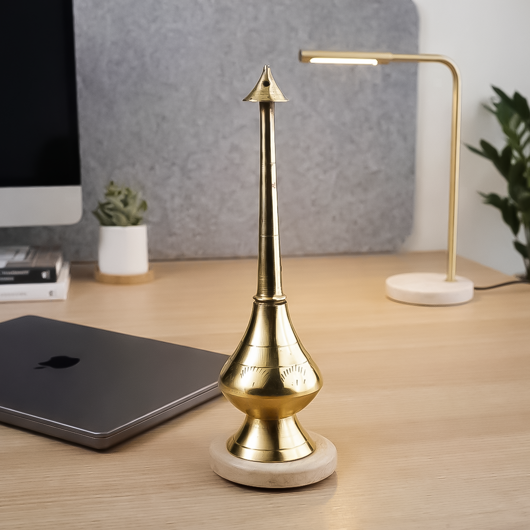 Brass Gangajal Water Sprinkler - Puja Holy Water Sprinkler