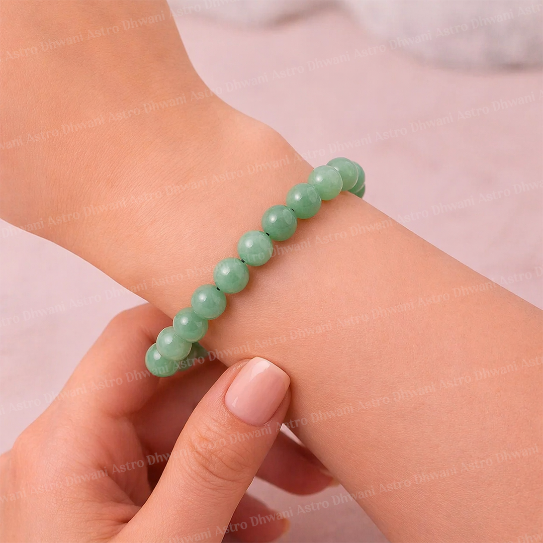 Green Aventurine Bracelet: Promotes Wealth Attraction & Money Growth