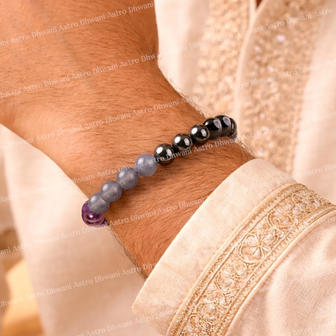 Kaal Sarp Dosh Bracelet (Abhimantrit) for Protection & Stability