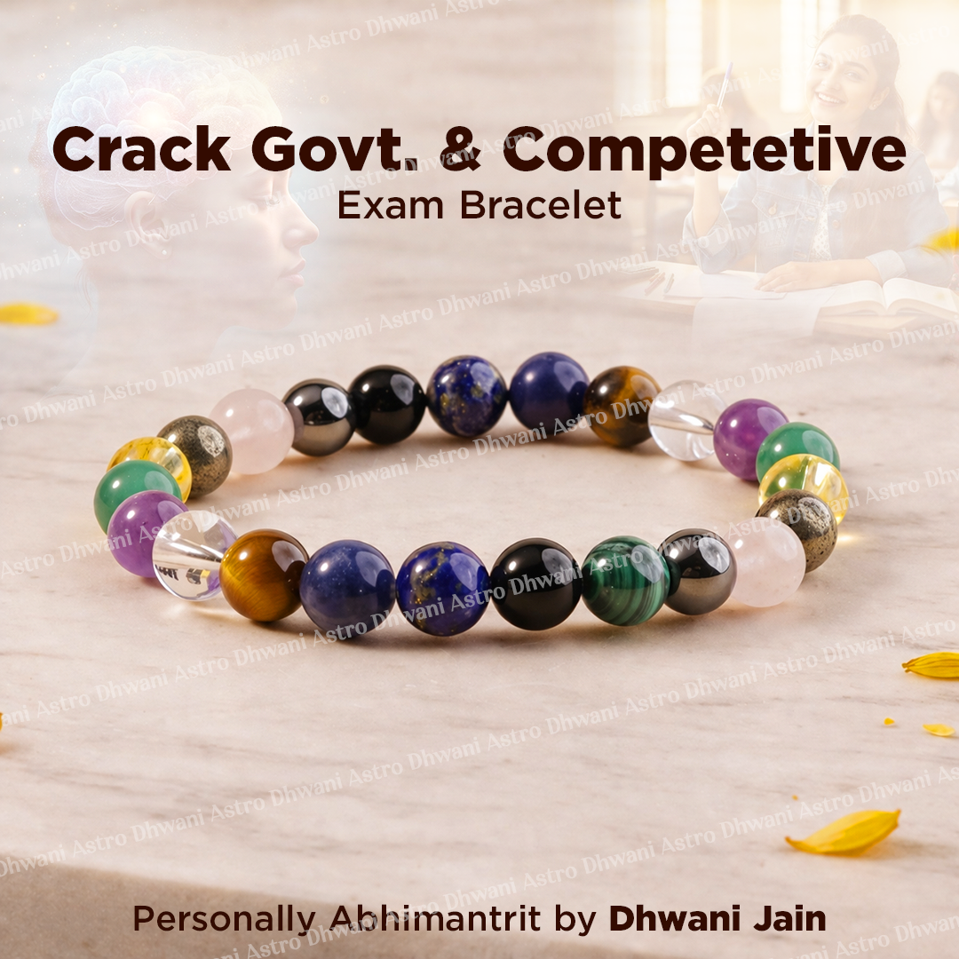 Crack Govt & Competitive Exam Bracelet - Abhimantrit & Certified