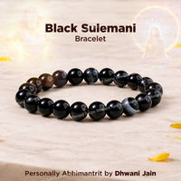 Black Sulemani Bracelet for Protection from Negative Energy