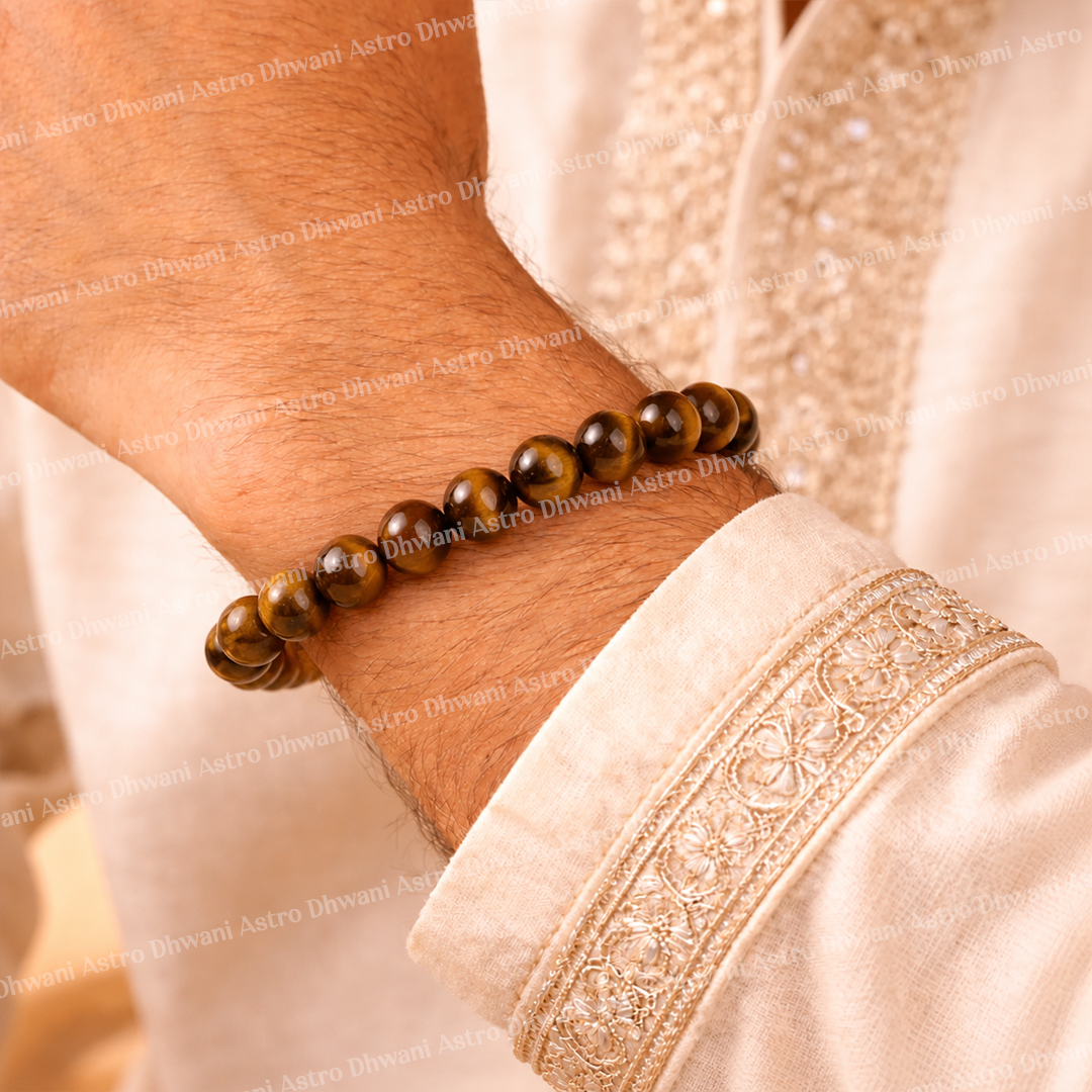 Tiger Eye Bracelet for Confidence, Protection & Success