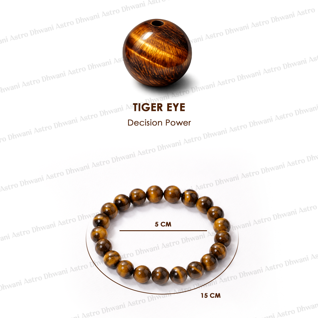 Tiger Eye Bracelet for Confidence, Protection & Success