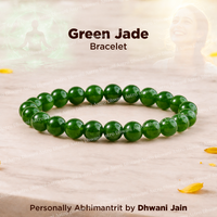Green Jade Bracelet for Luck, Positivity & Emotional Balance