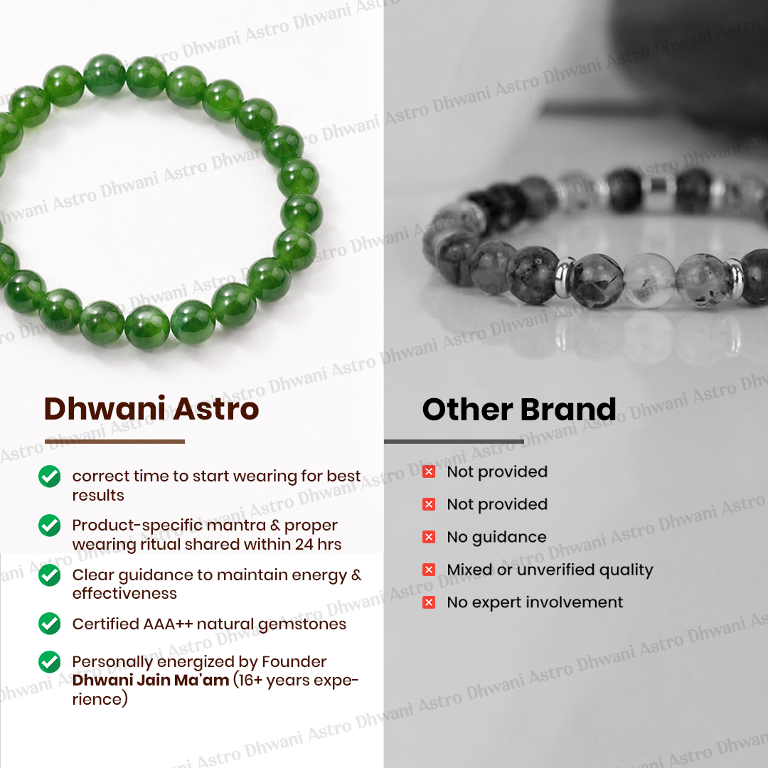 Green Jade Bracelet for Luck, Positivity & Emotional Balance
