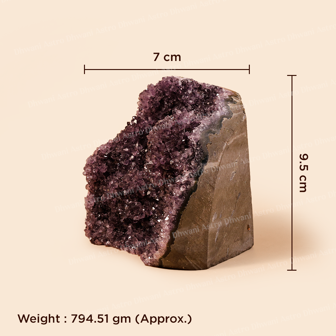 Amethyst Brazilian Cluster – Natural Crystal for Healing, Protection & Positive Energy