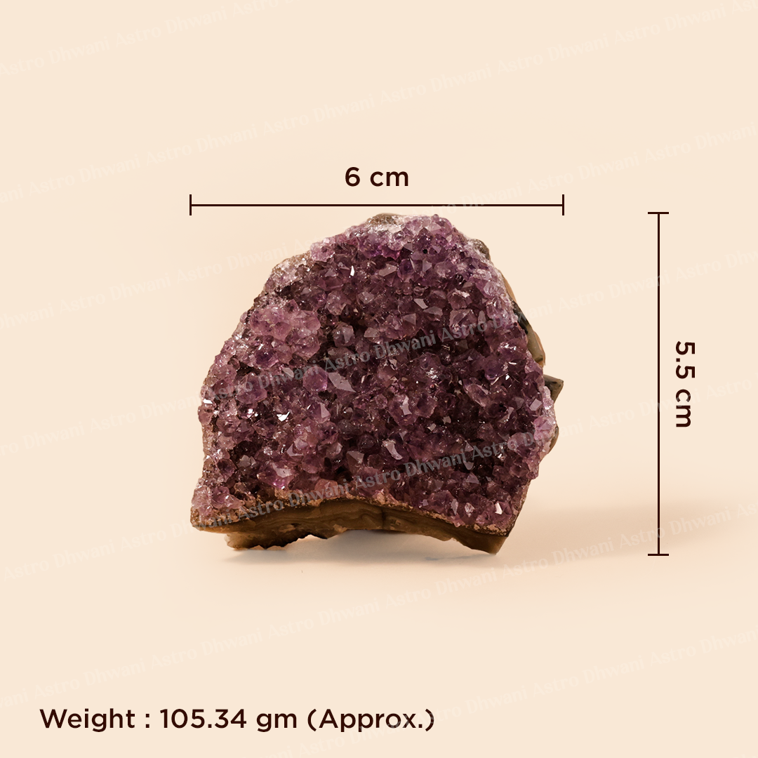 Amethyst Brazilian Cluster – Natural Crystal for Healing, Protection & Positive Energy