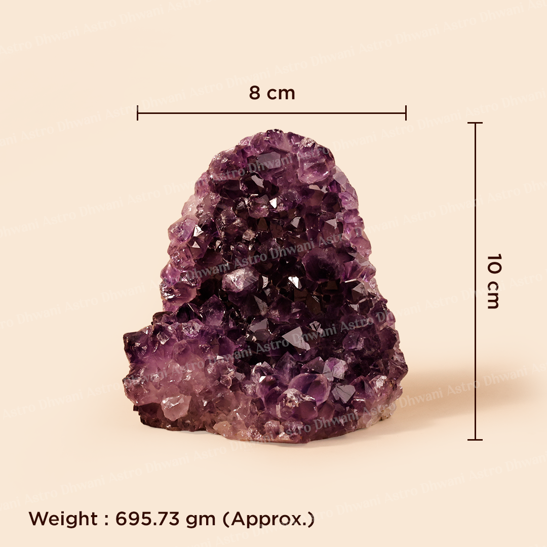 Amethyst Brazilian Cluster – Natural Crystal for Healing, Protection & Positive Energy