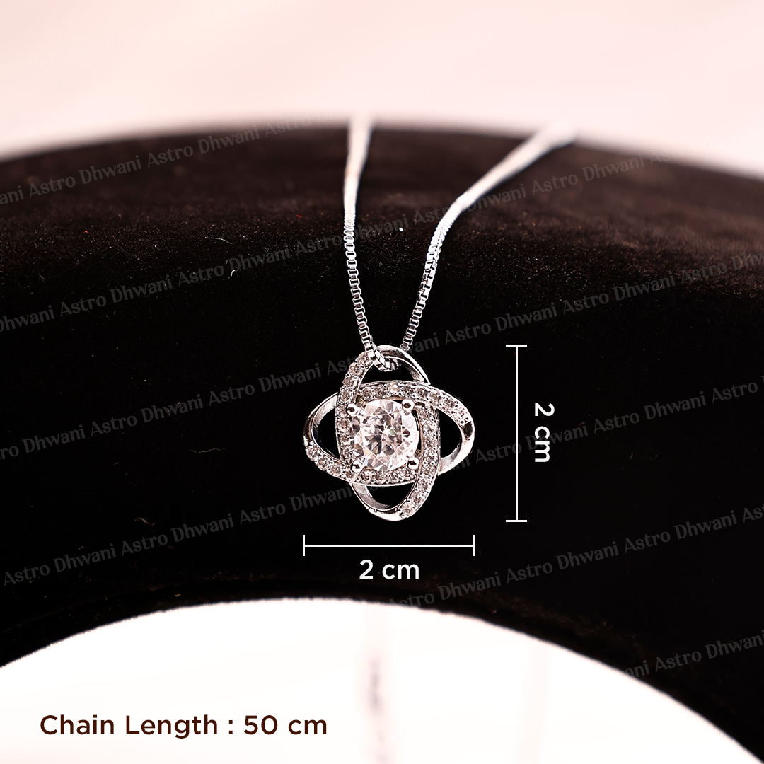 AD Chrome Plated Pure Elegance Pendant