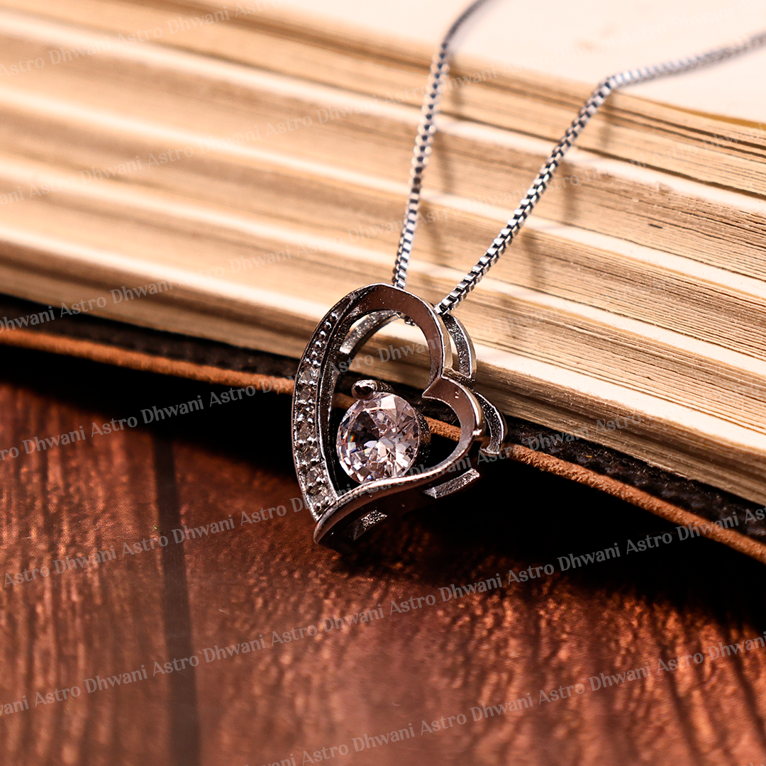 AD Chrome Plated Blissful Love Pendant