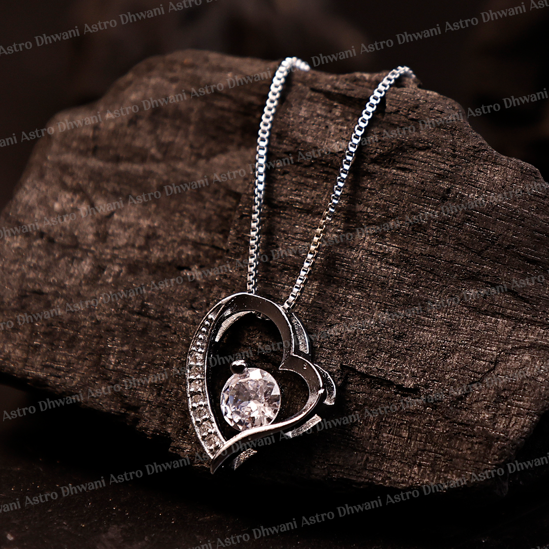 AD Chrome Plated Blissful Love Pendant