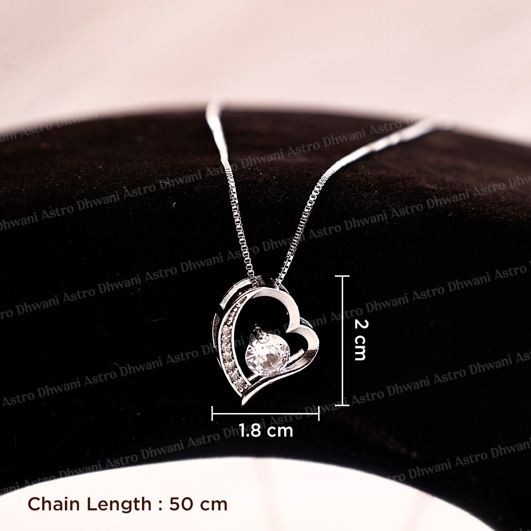 AD Chrome Plated Blissful Love Pendant