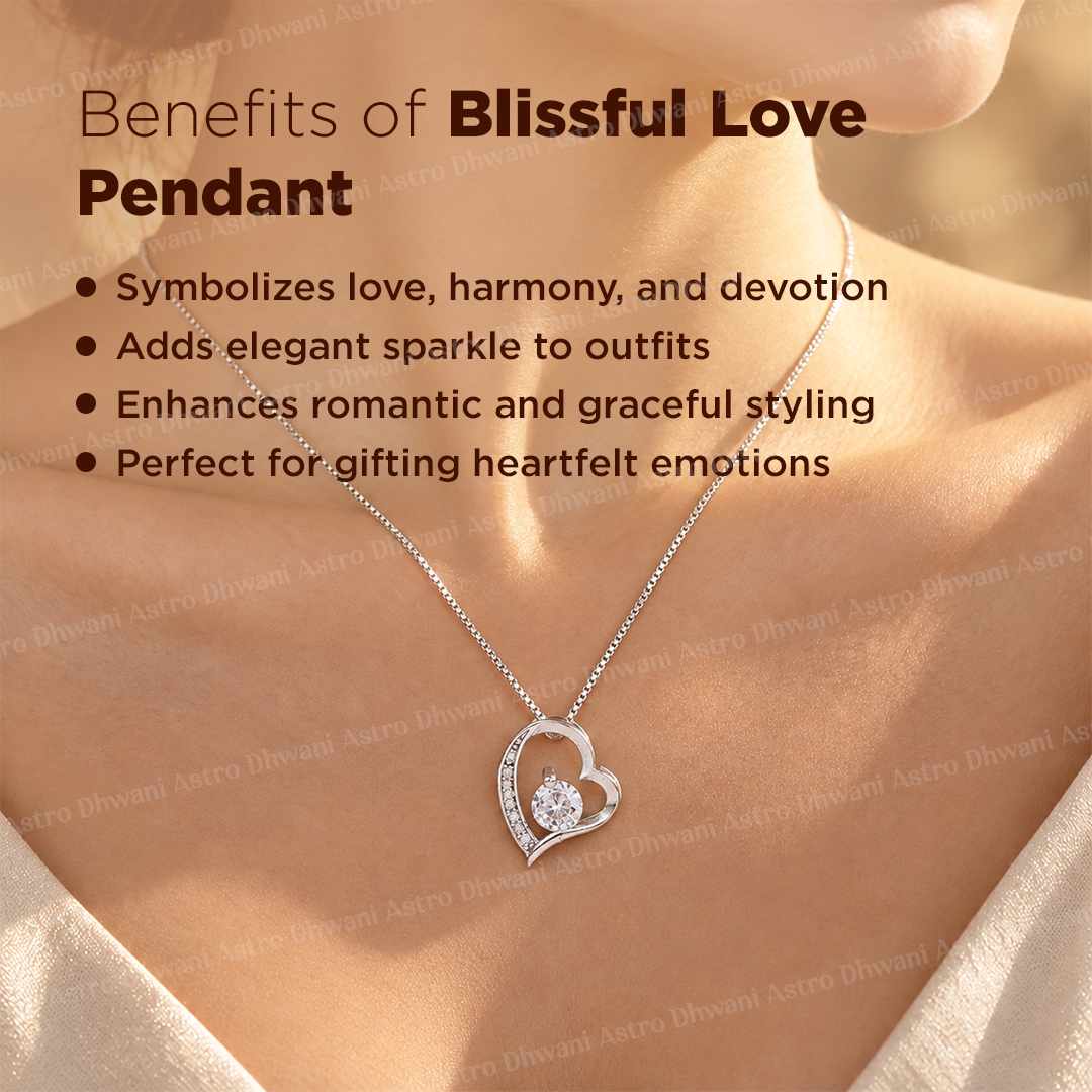 AD Chrome Plated Blissful Love Pendant
