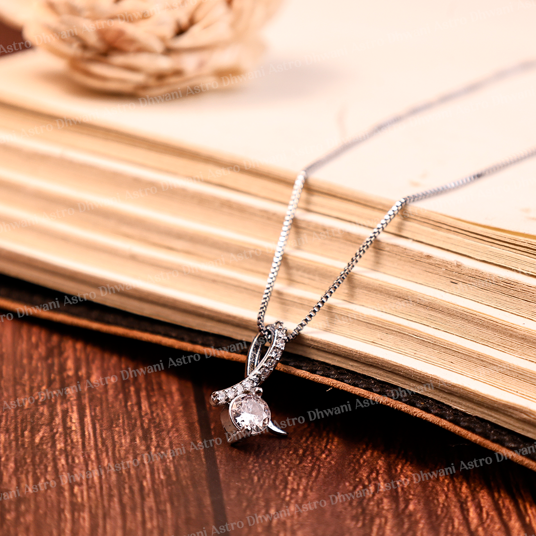 AD Chrome Plated Eternal Bloom Pendant