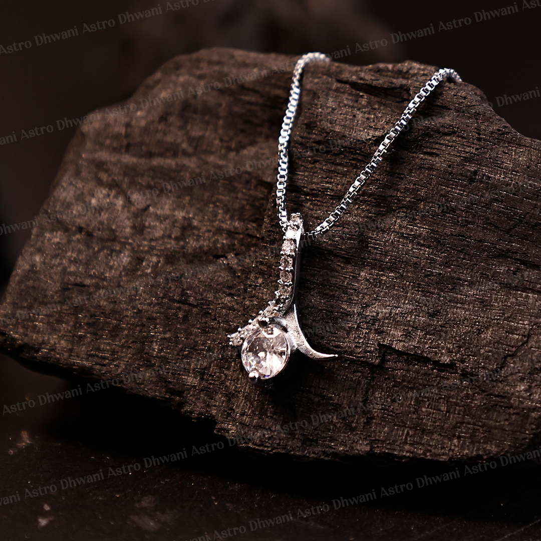 AD Chrome Plated Eternal Bloom Pendant