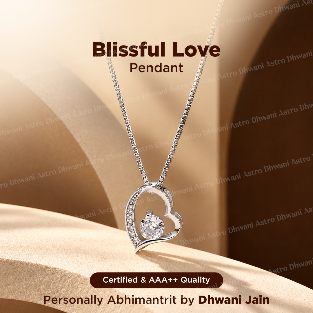 AD Chrome Plated Blissful Love Pendant