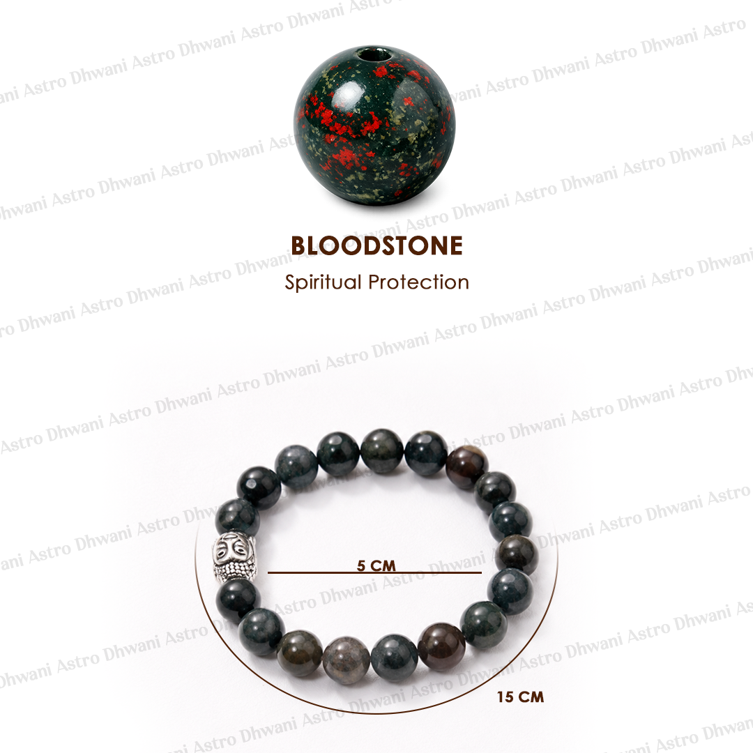 Blood Stone Bracelet - Abhimantrit & Certified