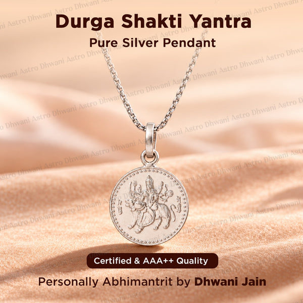 Durga Shakti (Pure Silver) – Abhimantrit