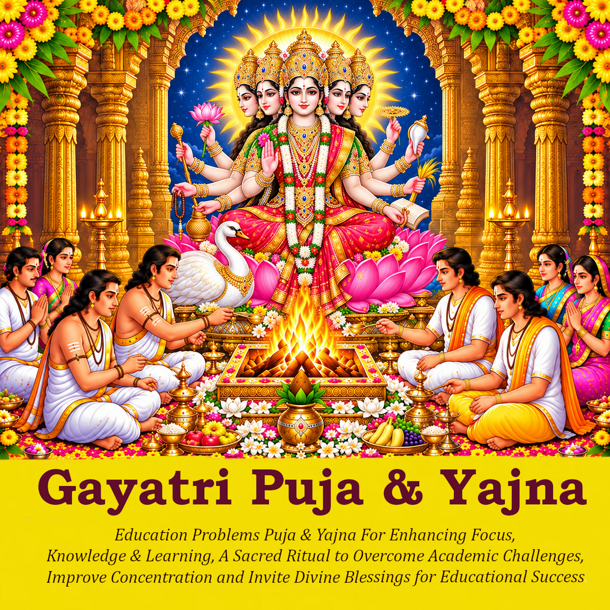 Gayatri Puja & Yajna: For Spiritual Growth, Clarity and Protection from Negativity