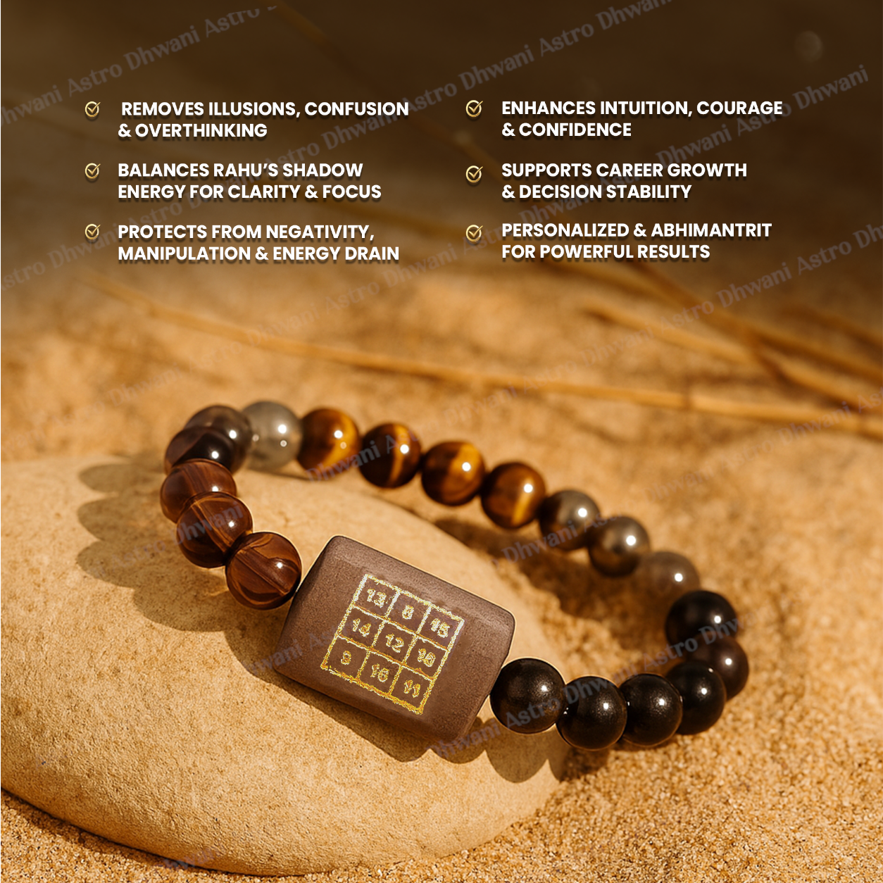 Rahu Luxury & Fame Key Bracelet for Success, Fame & Recognition