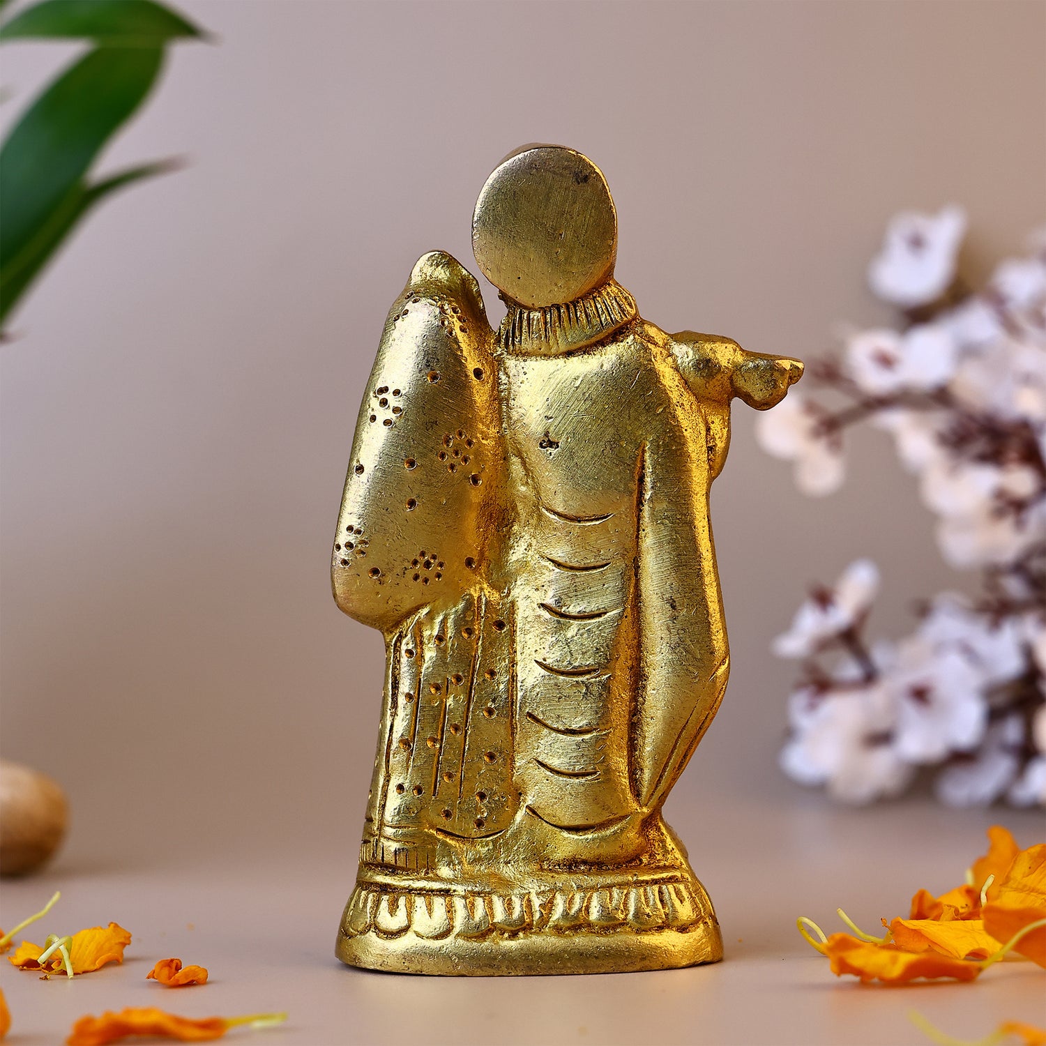 Brass Radha Krishna Statue - Abhimantrit