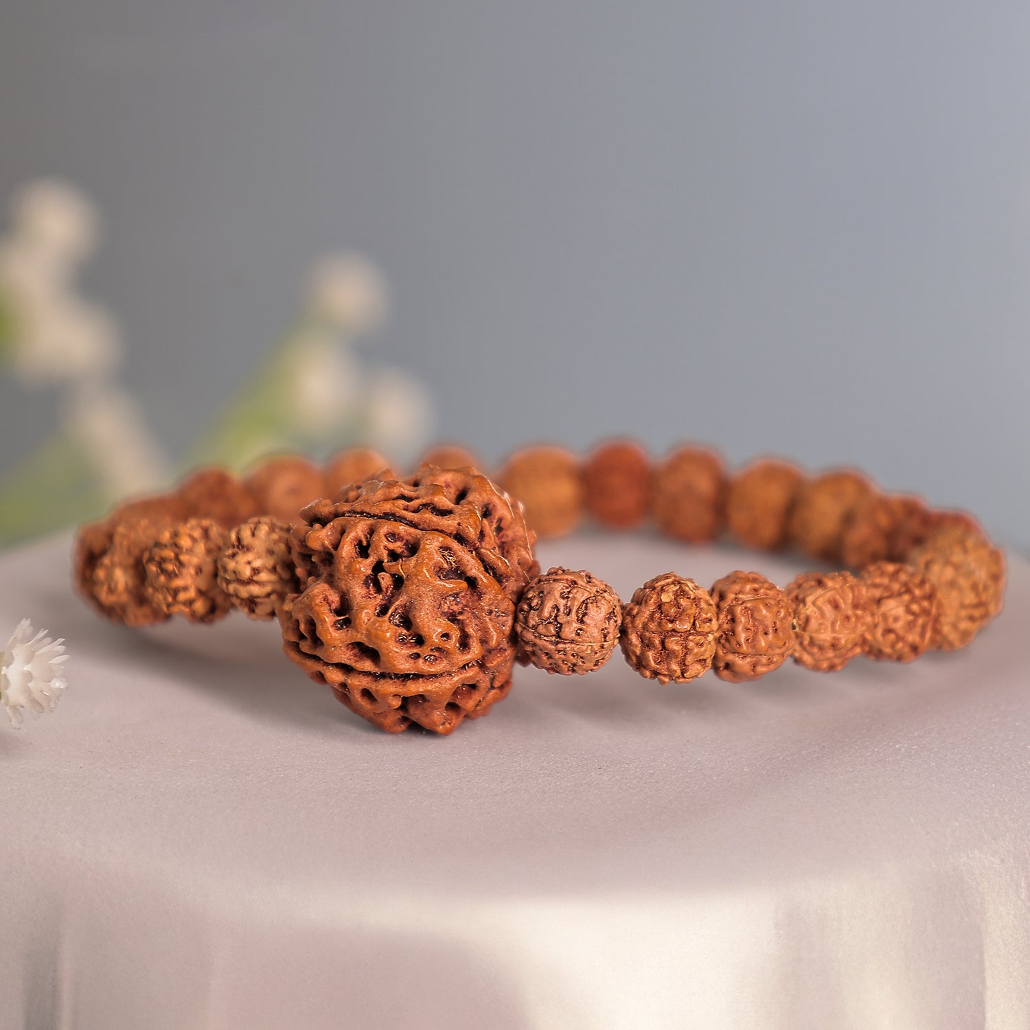 5 Mukhi Rudraksha Bracelet (Five Faced) - Abhimantrit & Certified