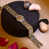 Shree Ganesh IGP Gold & Silver Plating Bracelet