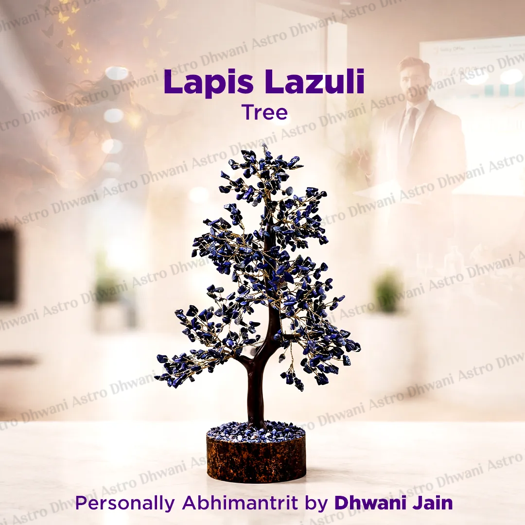 Lapis Lazuli Crystal Tree – Wisdom, Communication & Confidence