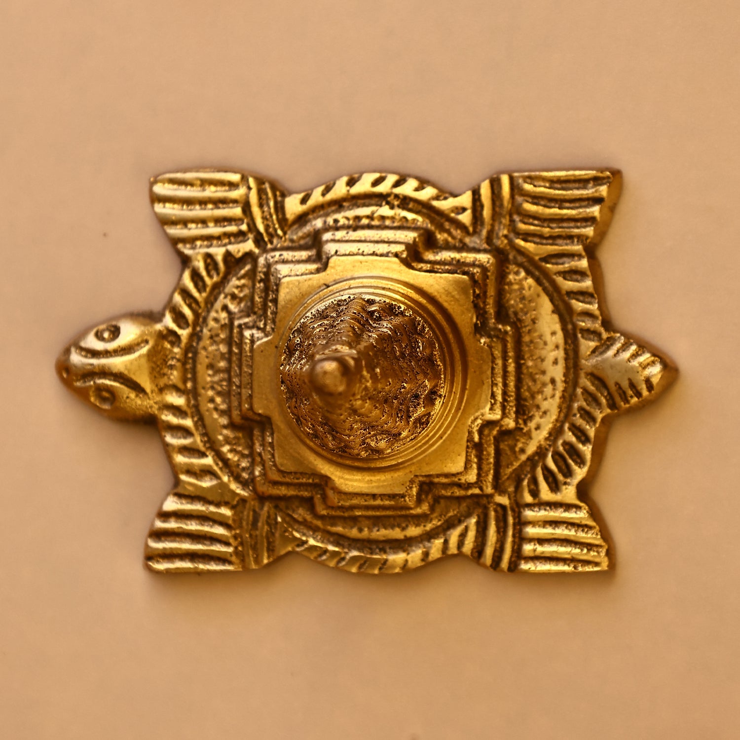 Brass Meru Shree Yantra - Abhimantrit