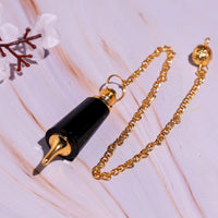 Black Agate Pendulum - Abhimantrit
