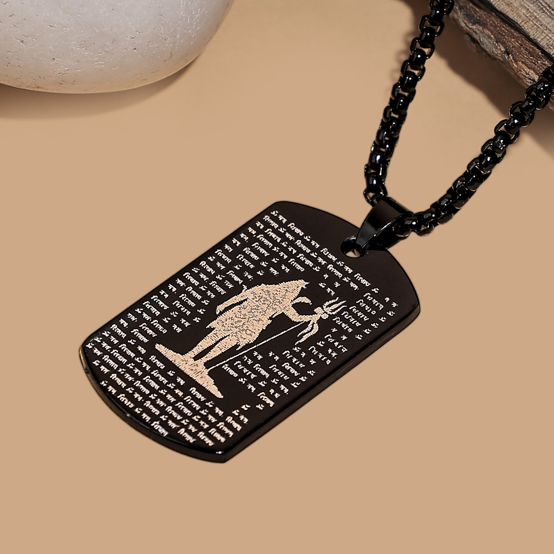 108 Om Namah Shivay Engraved Shiv Pendant (Blessing & Protection) - Abhimantrit108 Om Namah Shivay Engraved Shiv Pendant (Blessing & Protection) - Abhimantrit