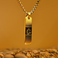 Om Chain Pendant (IGP Gold Plating)