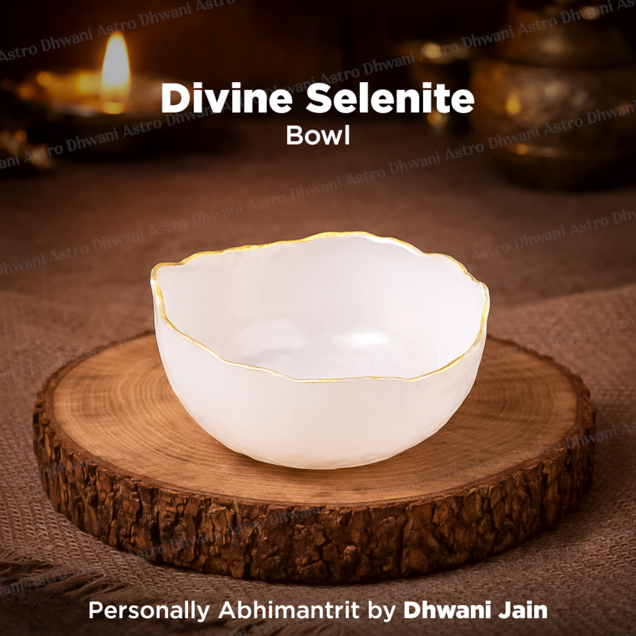 Divine Selenite Bowl - Crystal Cleansing & Energy Bowl