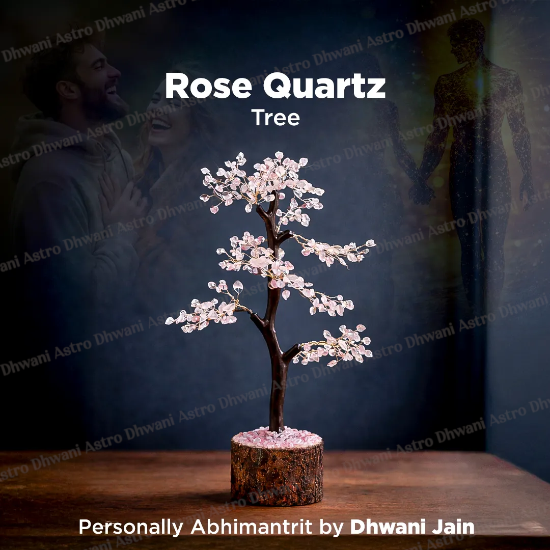 Rose Quartz Tree : Improve Love, Relationship & Emotional Connection