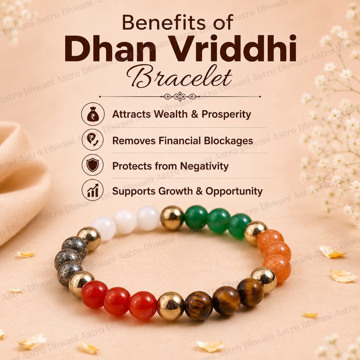 Dhan Vriddhi Bracelet for Wealth Growth, Prosperity & Stability
