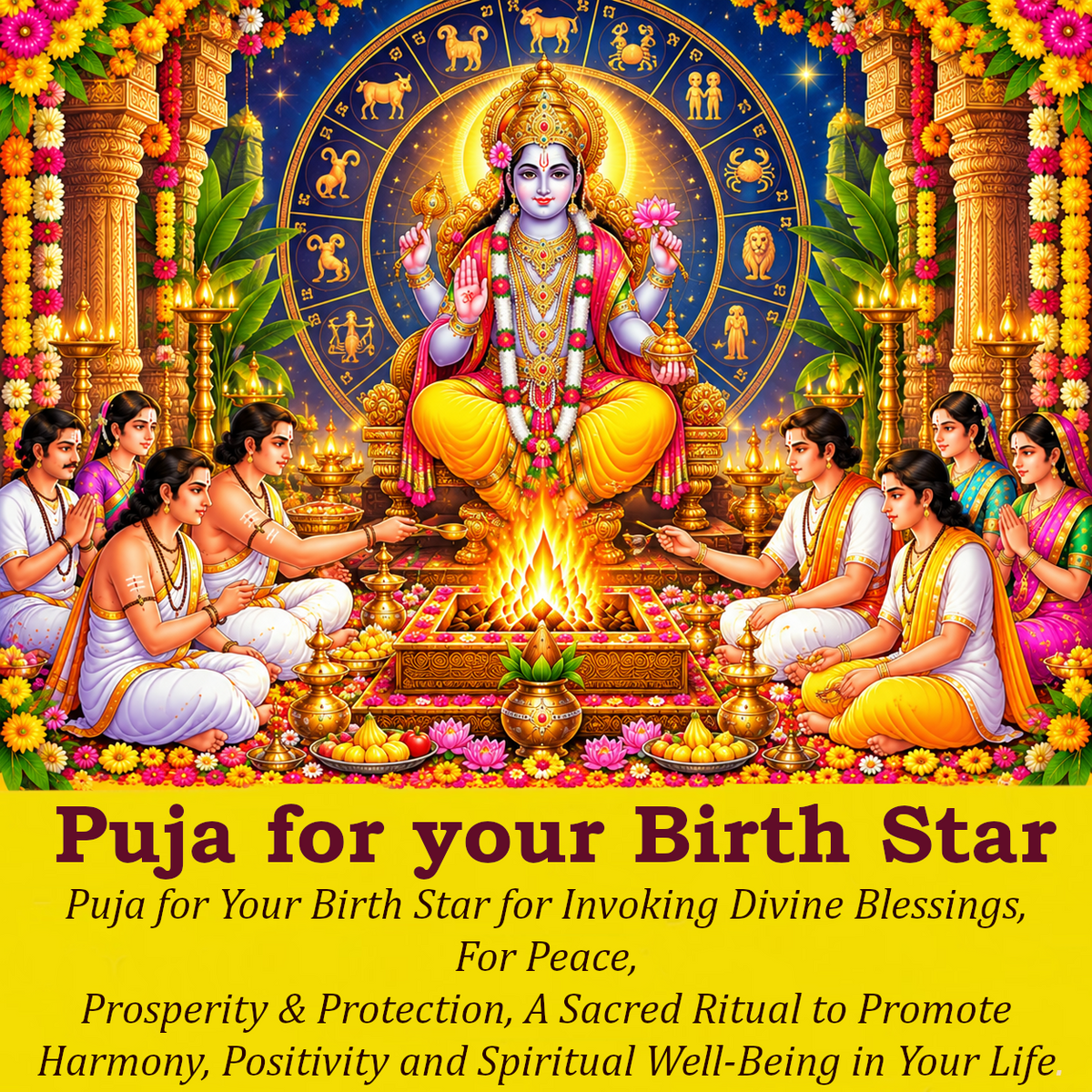 Puja for your Birth Star: A Sacred Ritual for Health, Wealth and Happiness