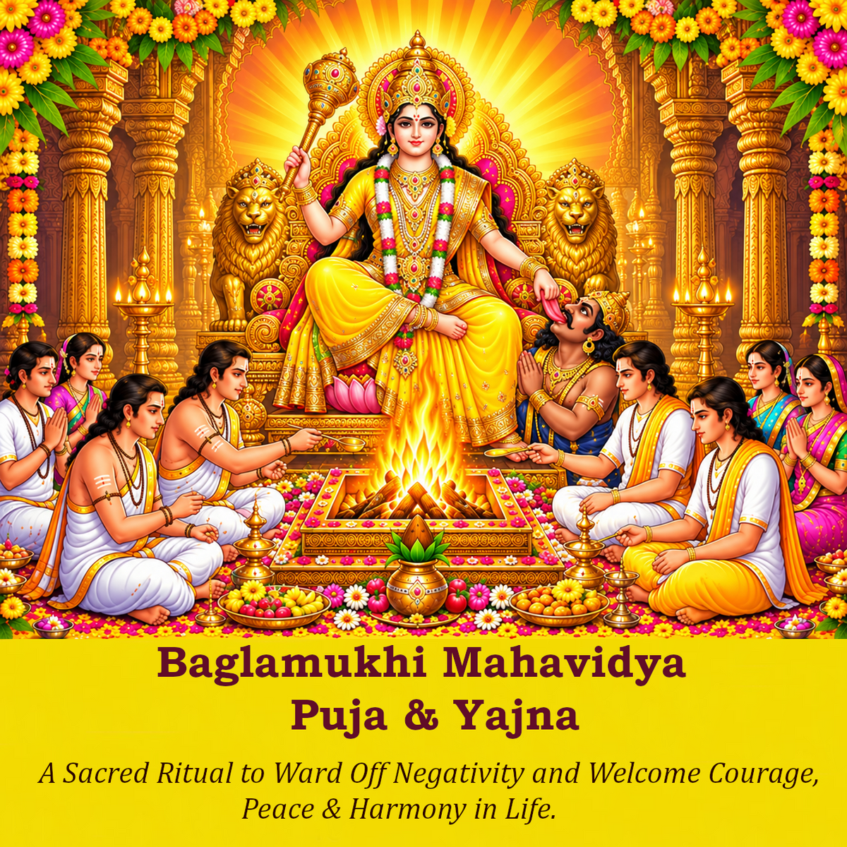 Baglamukhi Mahavidya Puja & Yajna: Eliminate Enemies And Achieve Success