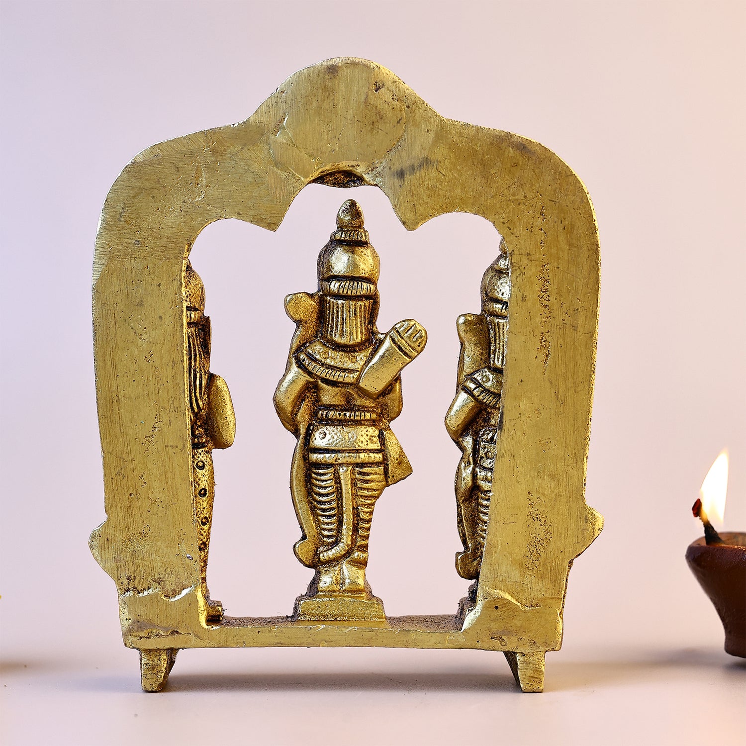 Brass Ram Darbar Murti - Abhimantrit