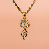 Lord Shiva's Trishul with Om Pendant
