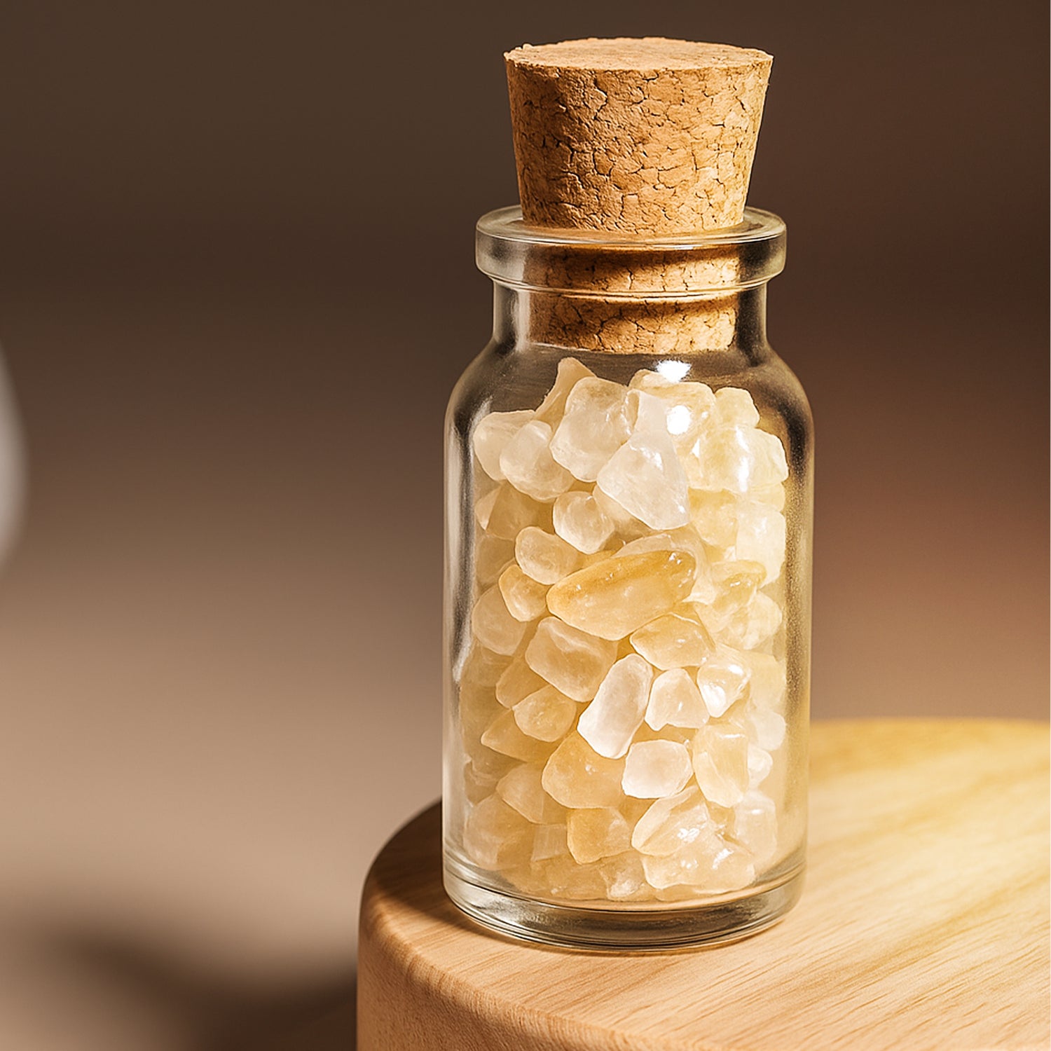 Citrine Bottle Chips - Abhimantrit