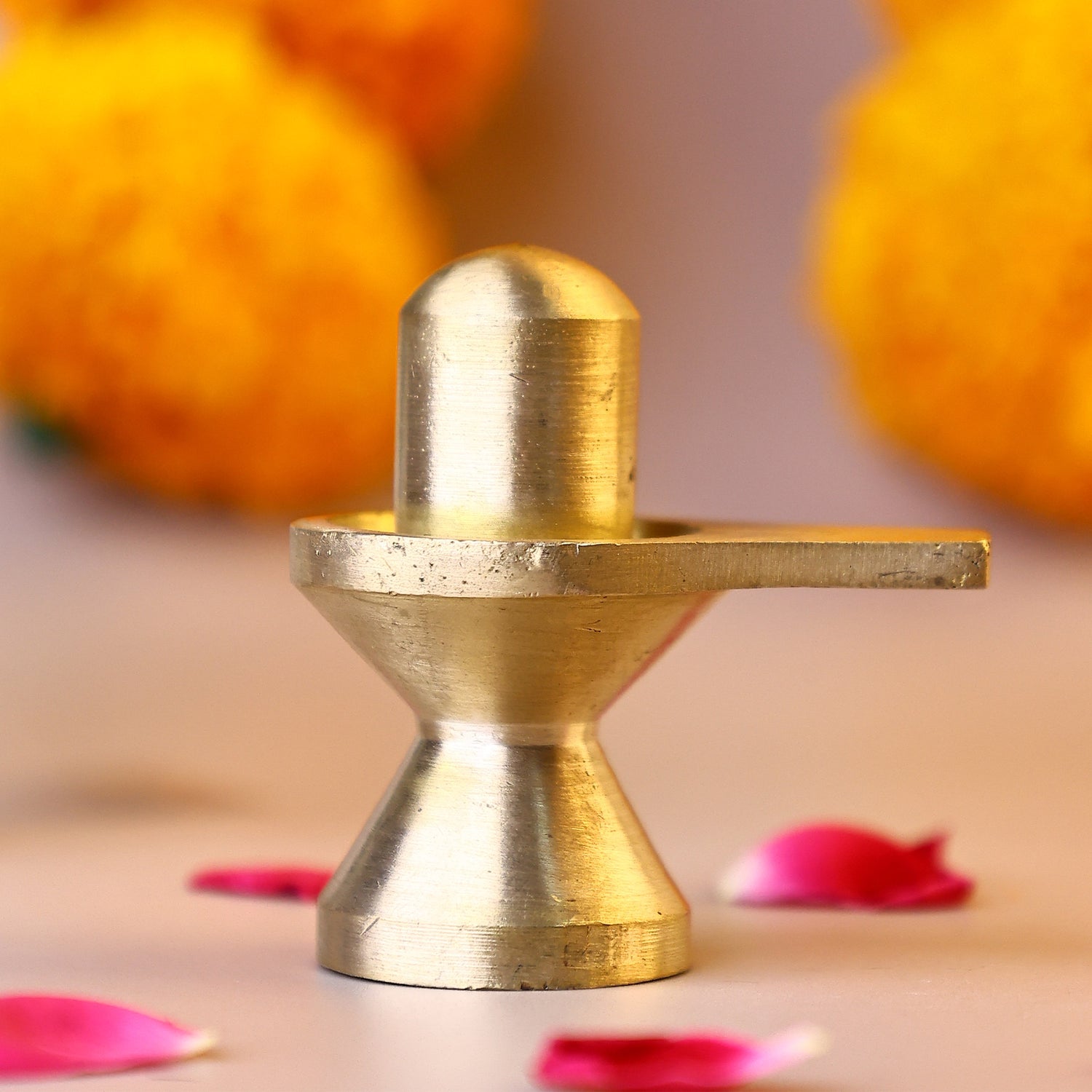 Pure Brass Shivling - Abhimantrit