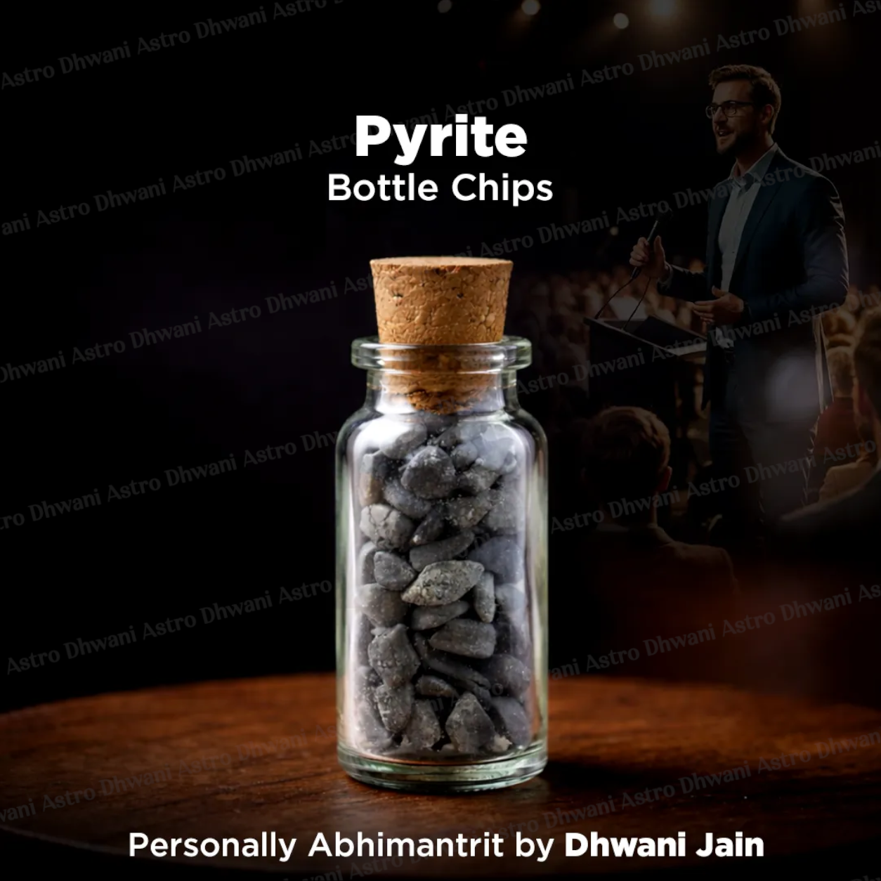 Pyrite Bottle Chips – Wealth Attraction, Confidence & Protection Energy