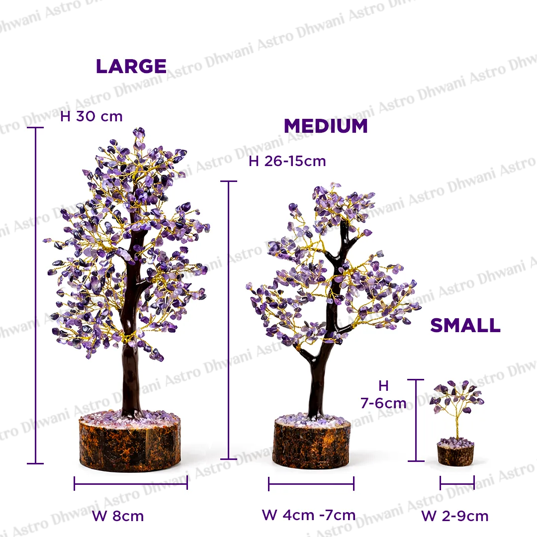 Amethsyt Tree : Attract Luck, Enhance Intuition, Improve Health & Skin