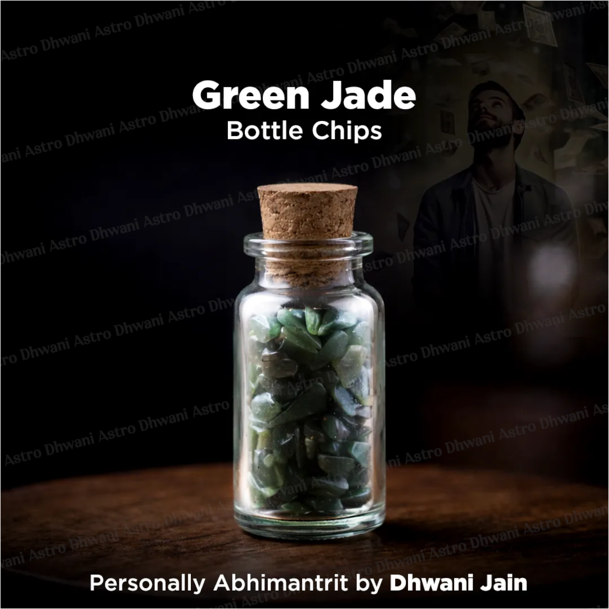 Green Jade Bottle Chips – Luck, Prosperity & Emotional Balance Energy