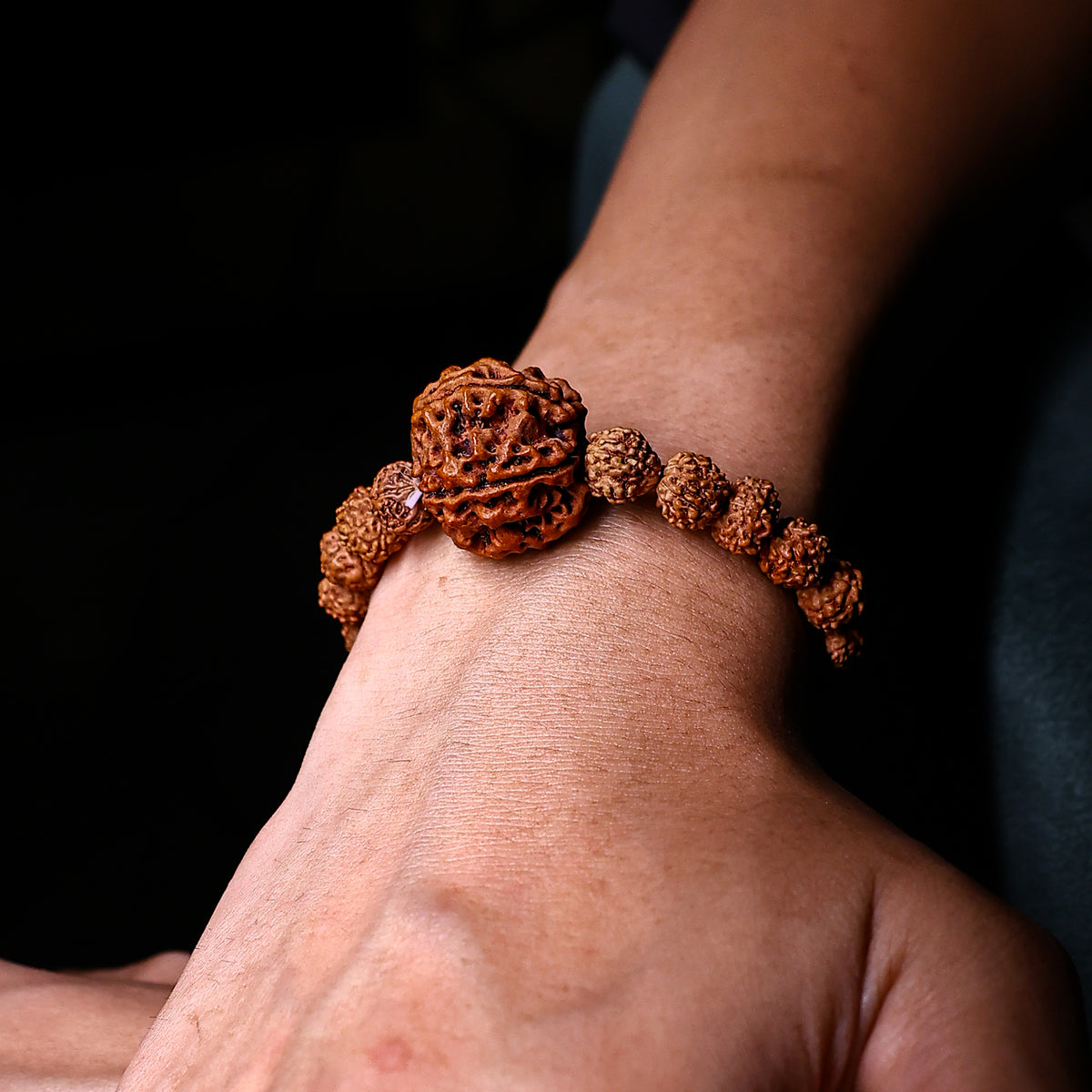 5 Mukhi Rudraksha Bracelet (Five Faced) - Abhimantrit & Certified