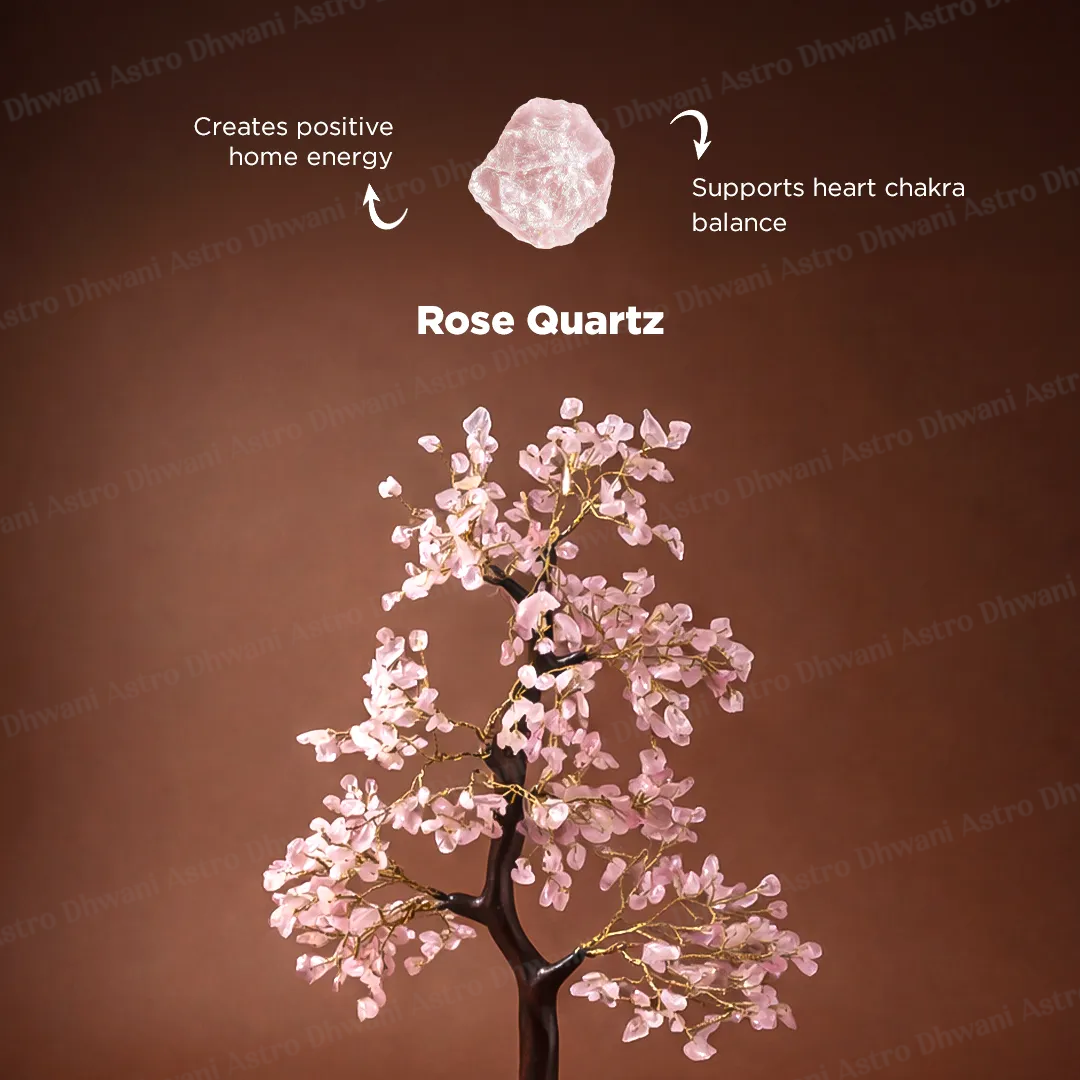 Rose Quartz Tree : Improve Love, Relationship & Emotional Connection