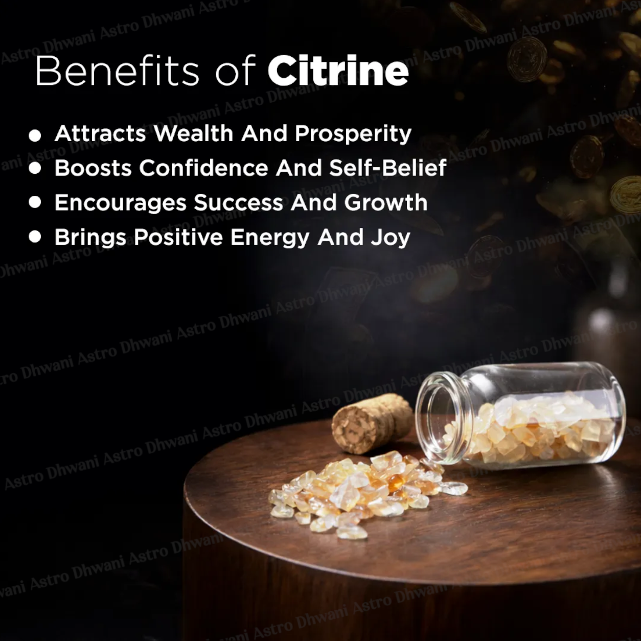 Citrine Bottle Chips – Wealth Attraction, Career Growth & Motivation Energy