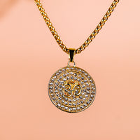 Divine Om Symbol Round Pendant