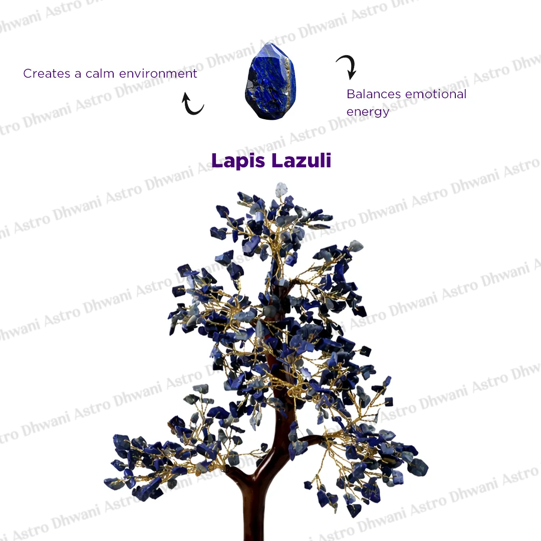 Lapis Lazuli Crystal Tree – Wisdom, Communication & Confidence